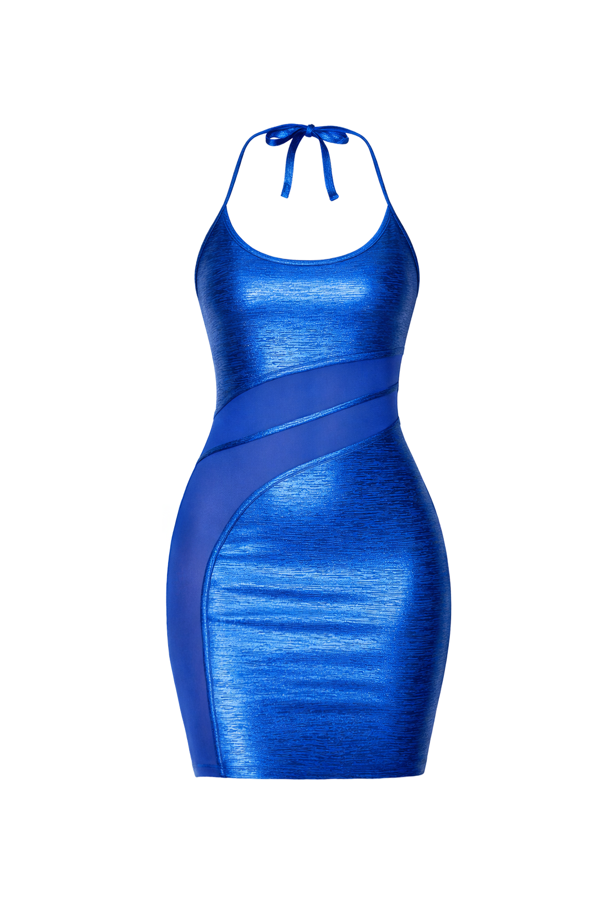 Halter Tie Mini Dress