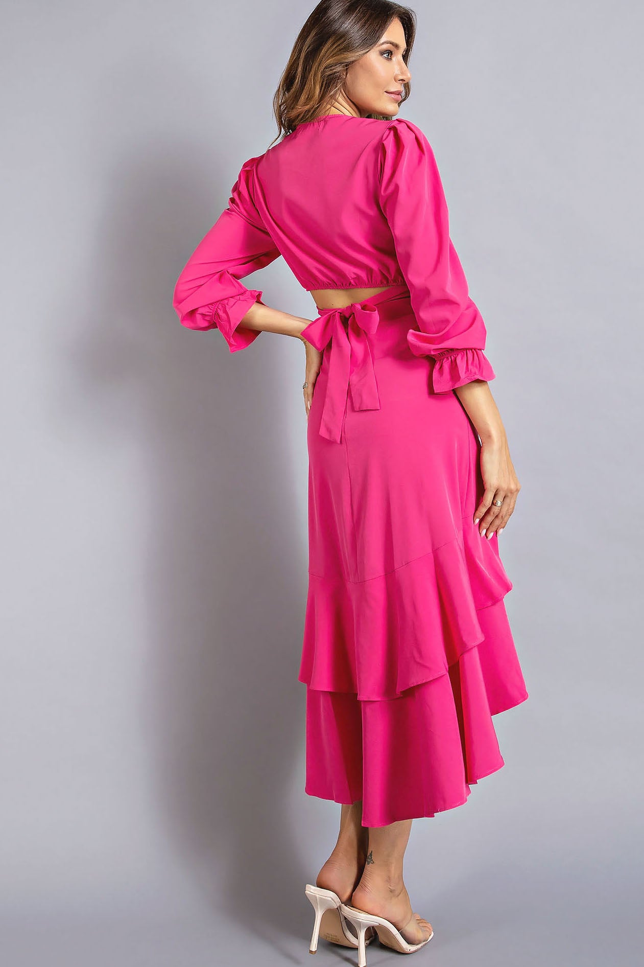 Double Ruffle Skirt Set