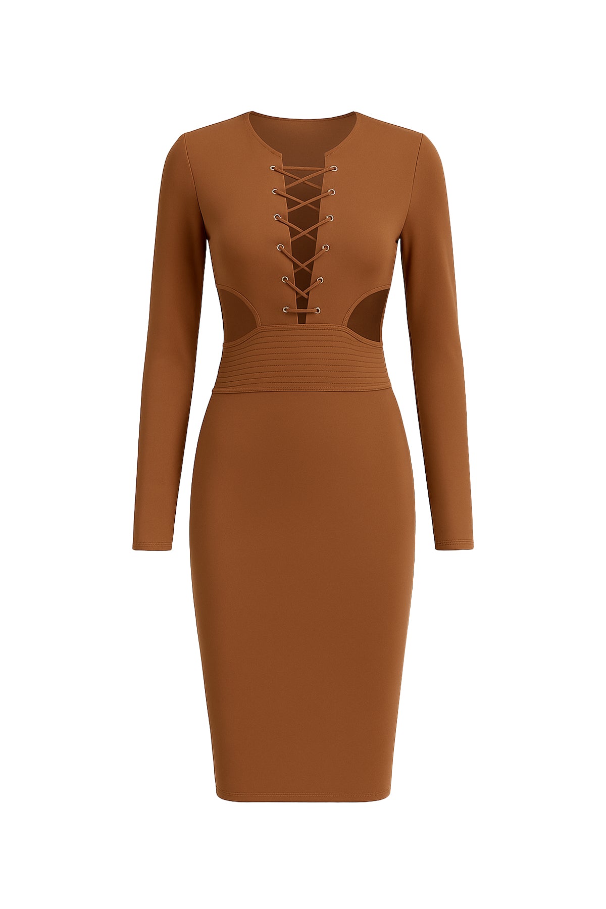 Bandage Laced Bodycon Dress