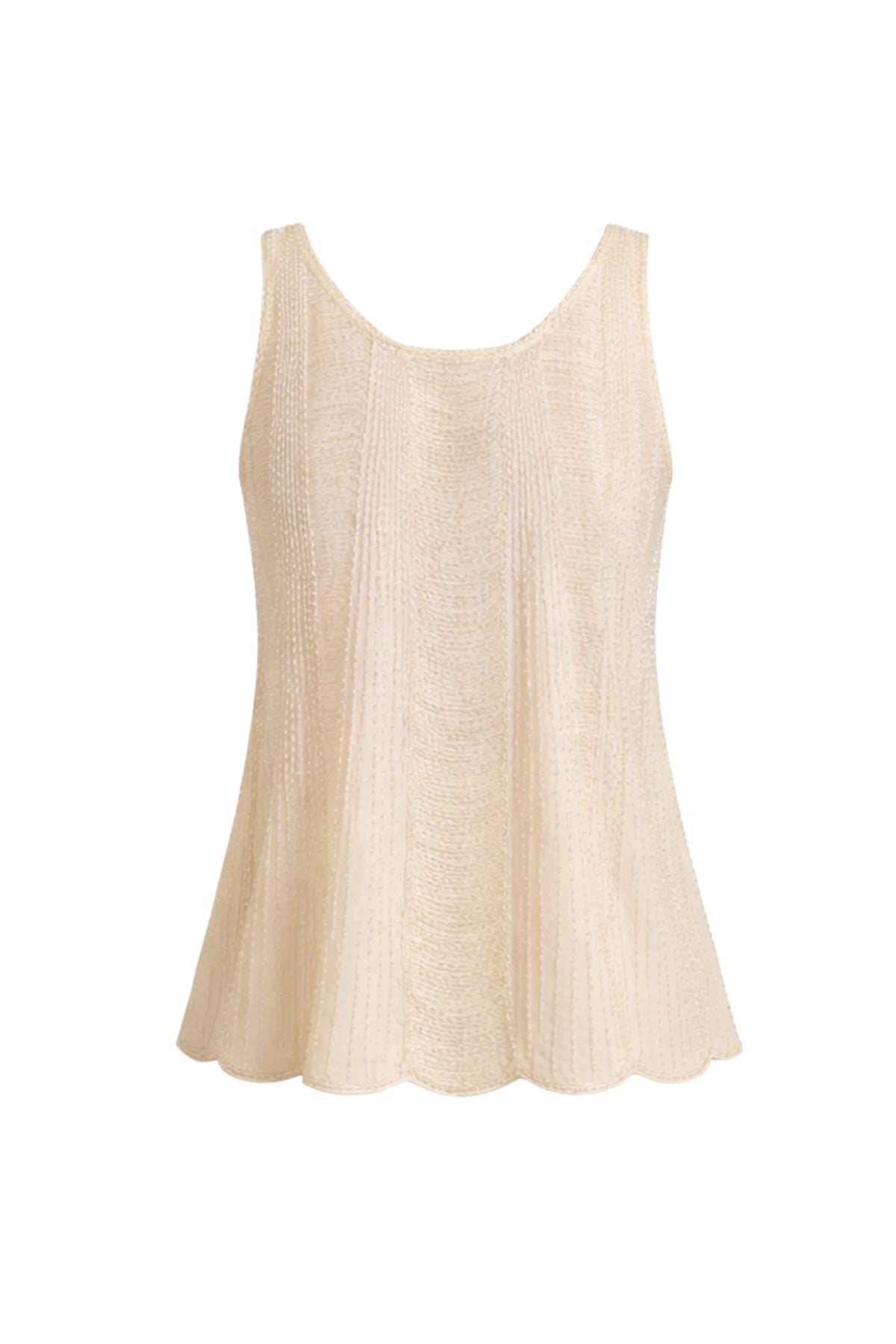 What A Catch Beaded Tank Top