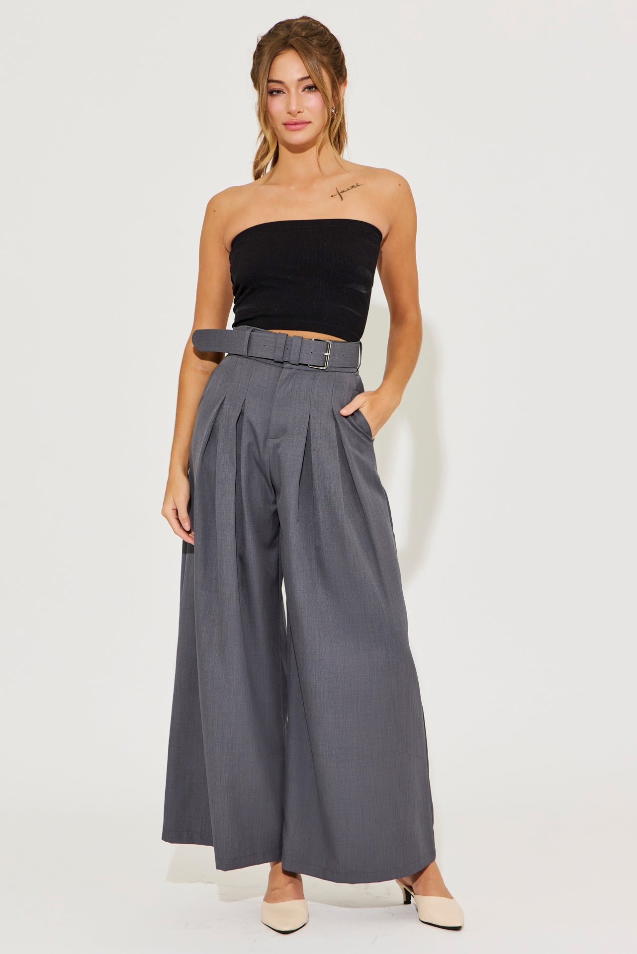 Haley High Waist Palazzo Pants