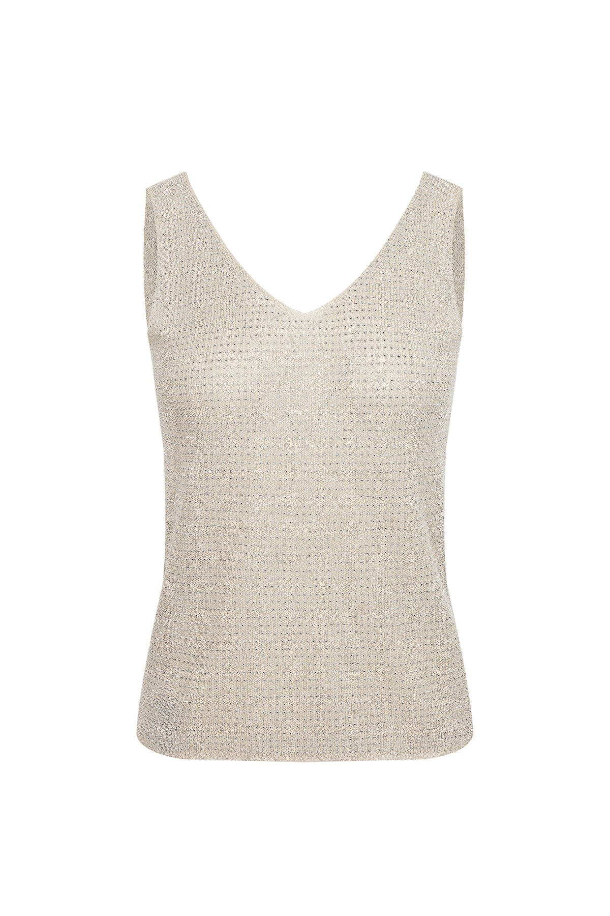 Hot Fix Sparkle Knit Sleeveless Top