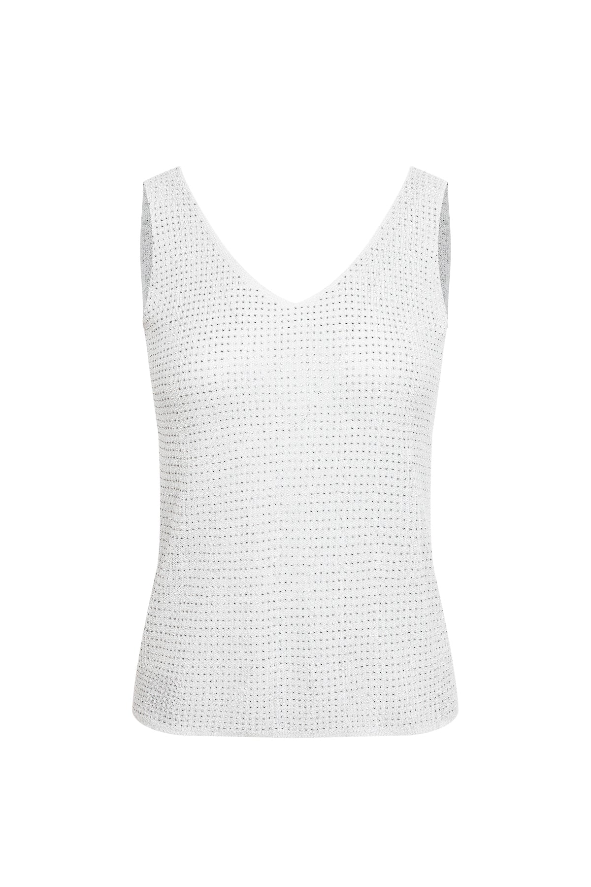 Hot Fix Sparkle Knit Sleeveless Top