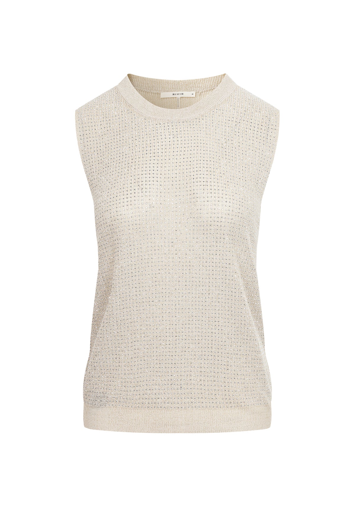 Knit Sleeveless Hot Fix Top