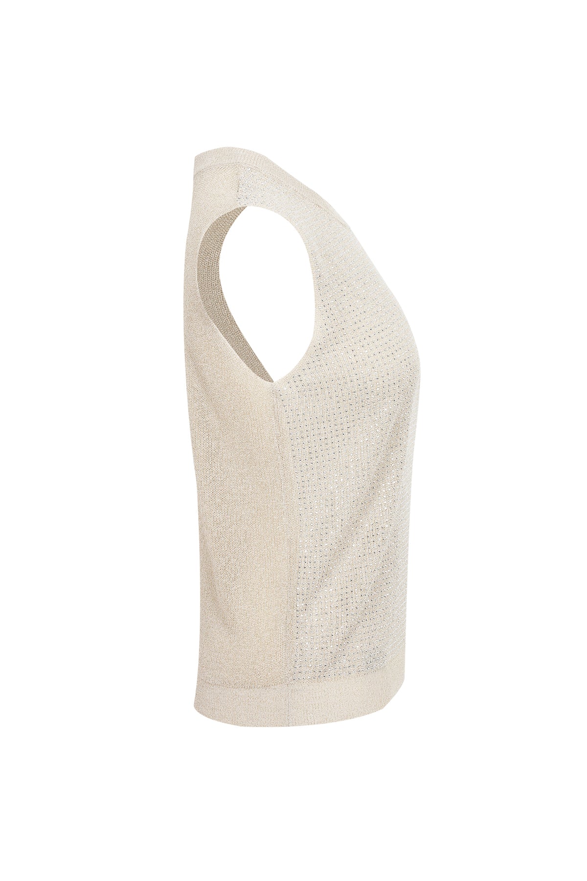 Knit Sleeveless Hot Fix Top