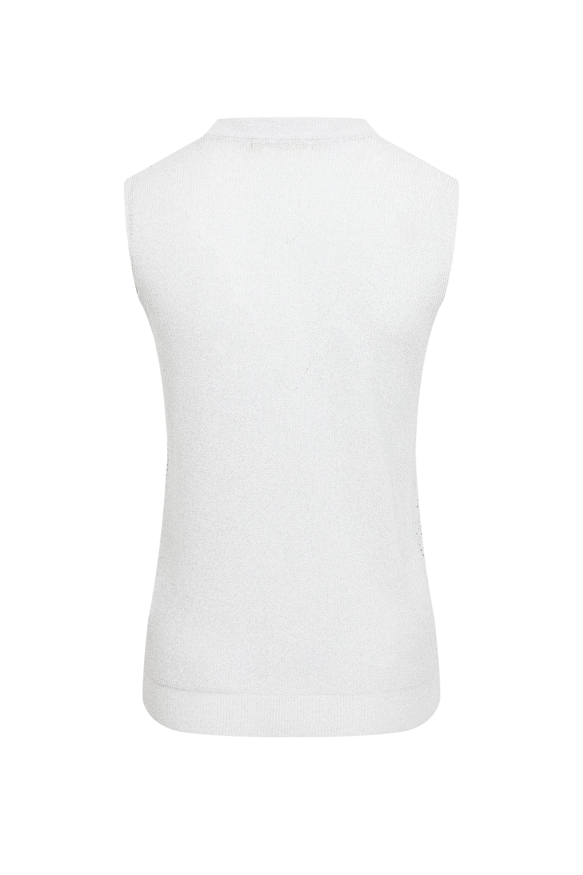 Knit Sleeveless Hot Fix Top