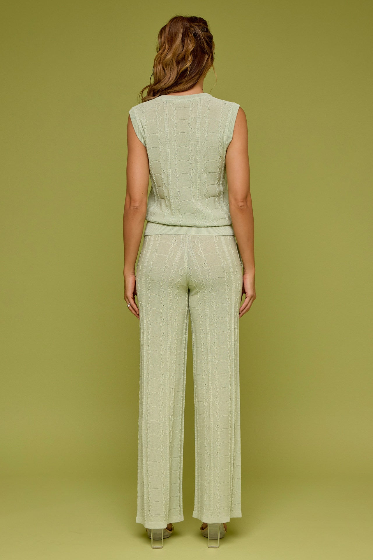 Cleo Knit Sleeveless Top & Pants Set