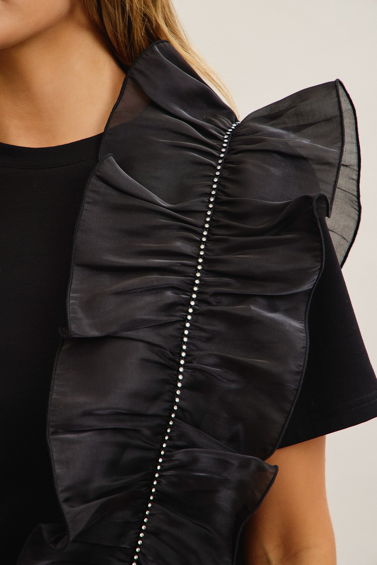 Ruffle Bloom Short Sleeve Top