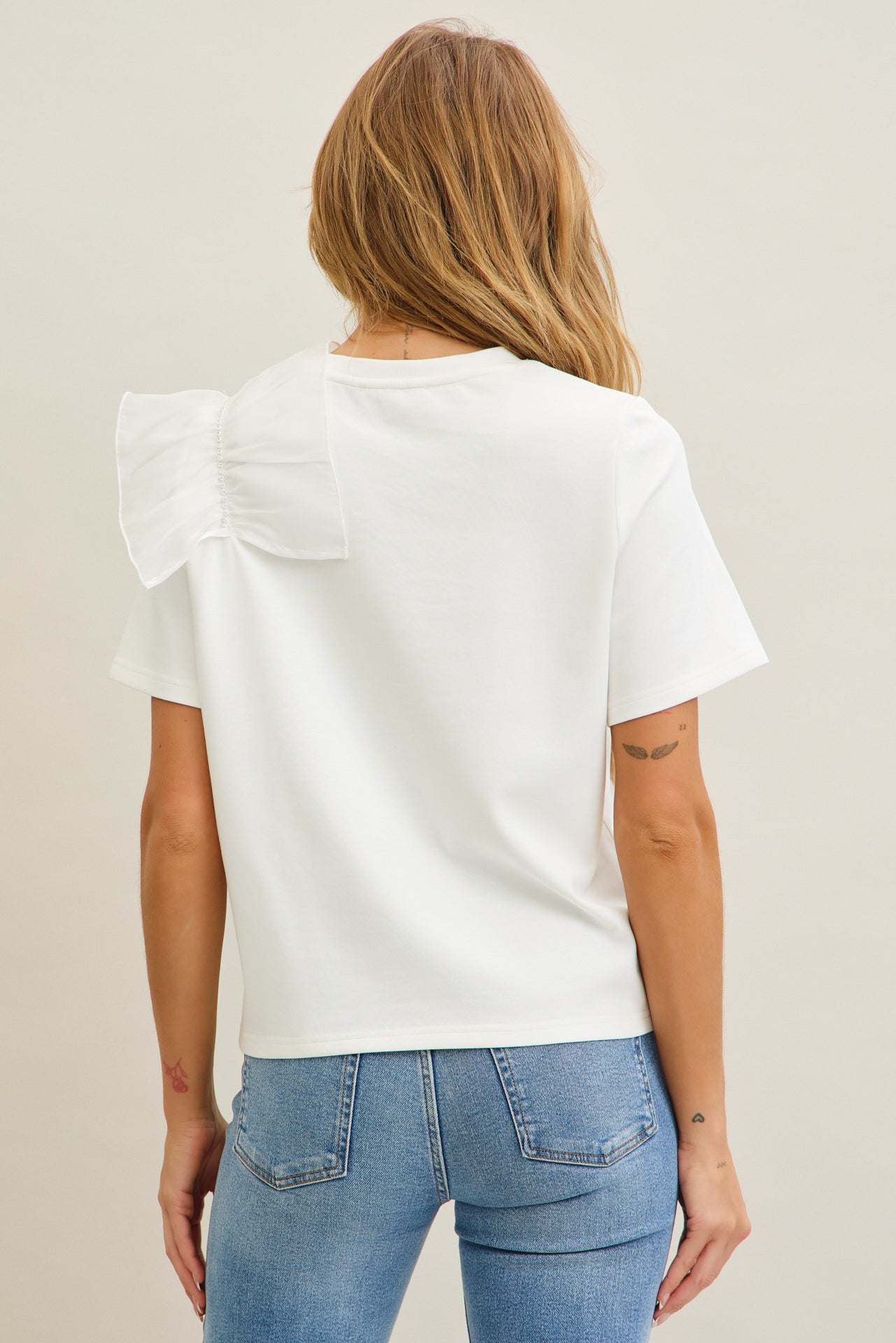 Ruffle Bloom Short Sleeve Top