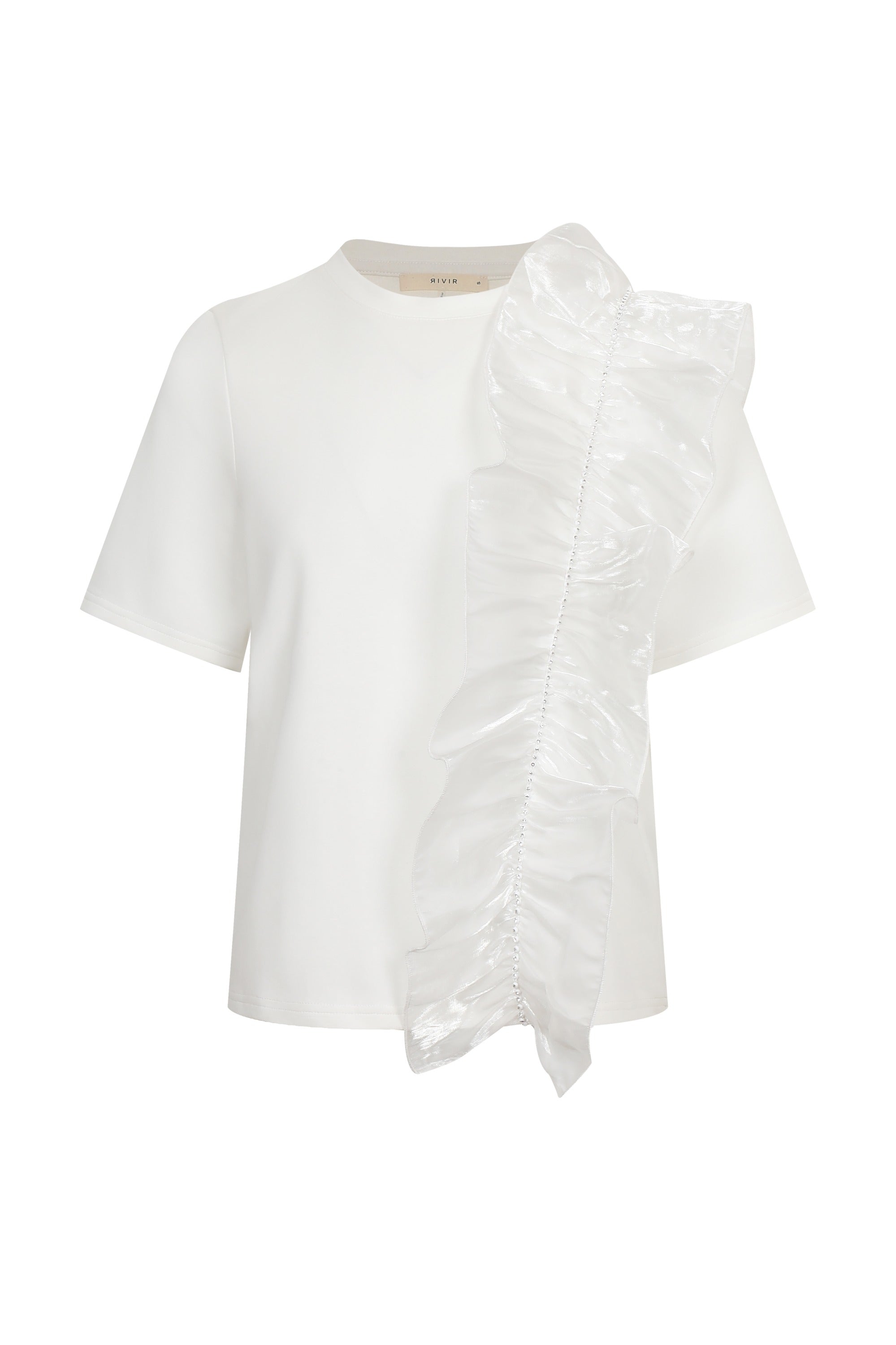 Ruffle Bloom Short Sleeve Top