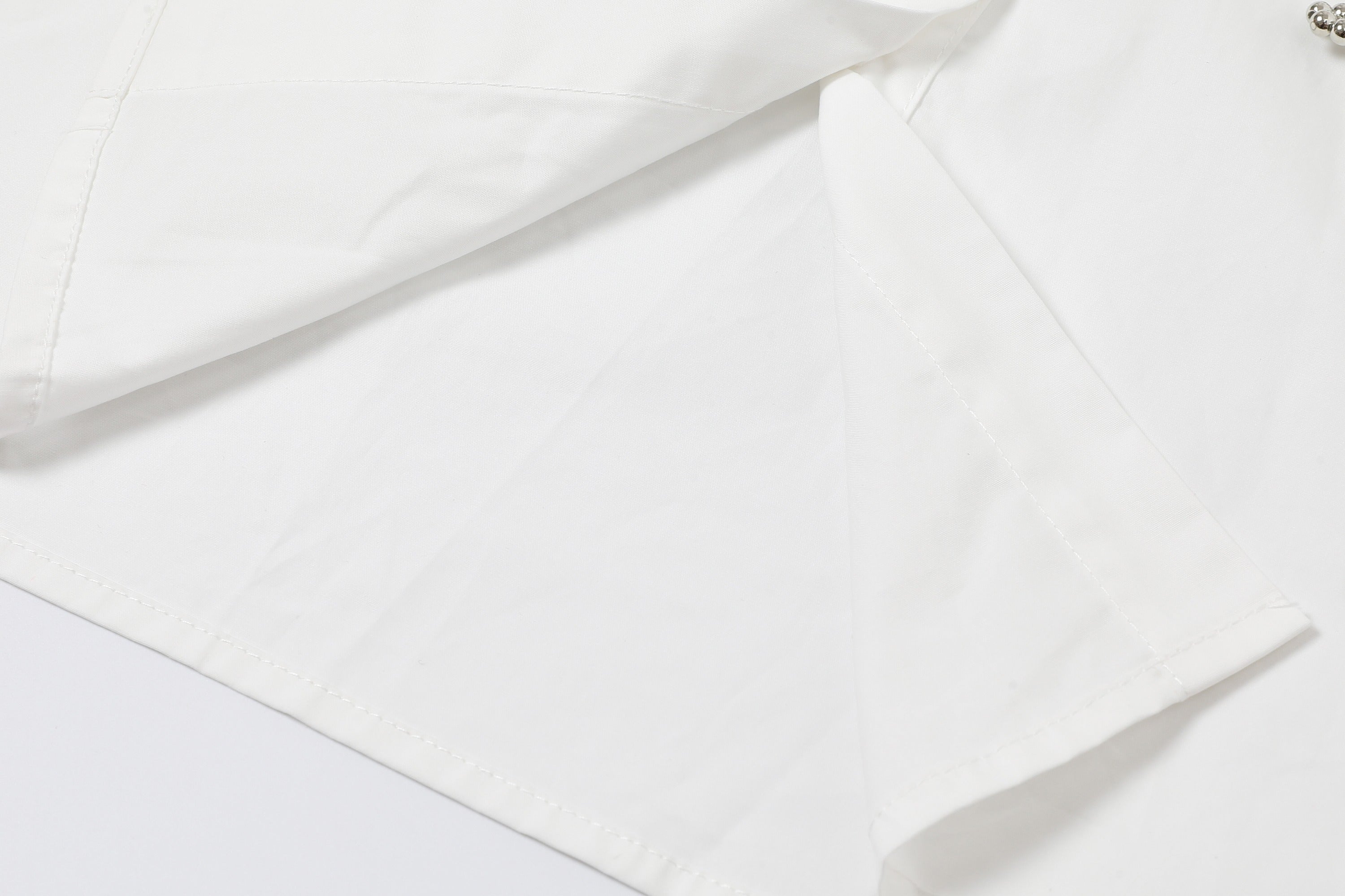 Bow Accent Button Down Shirt