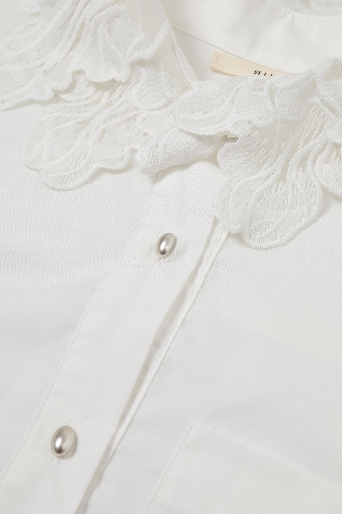 The Lace Collar Long Sleeve Shirt