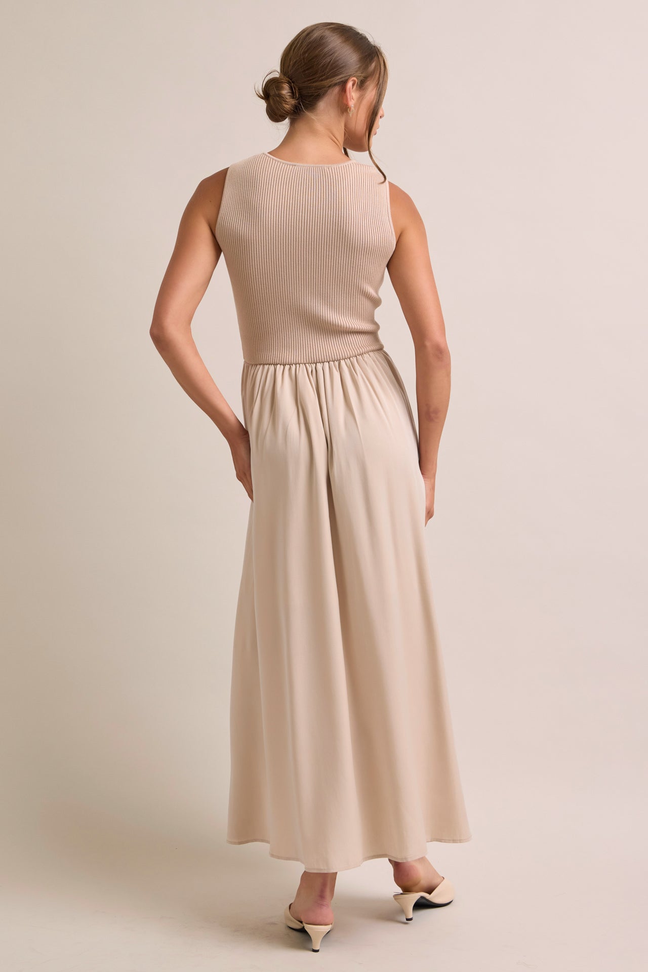 Lavinia Knit Twofer Midi Dress