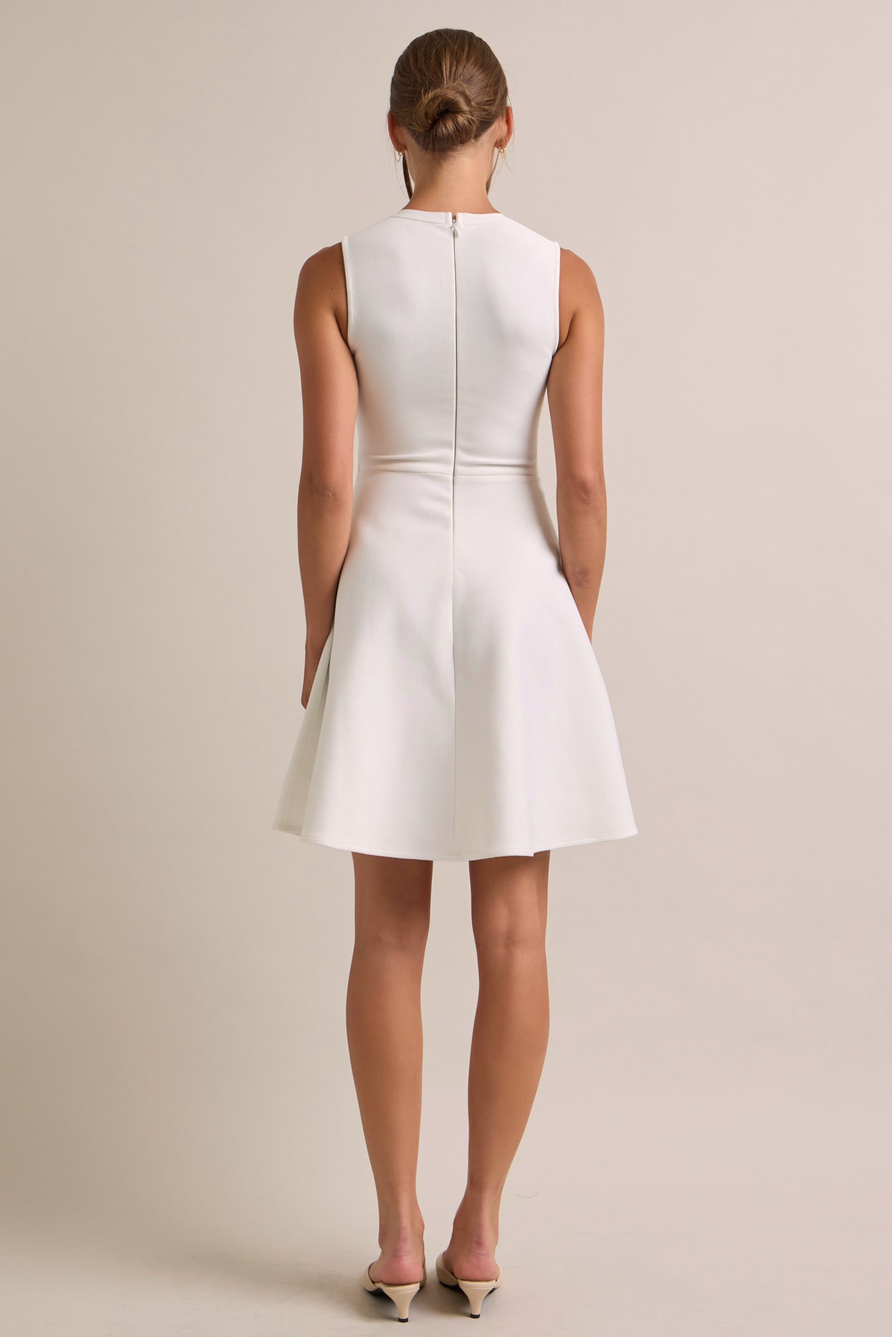 Chic, Sleek, and Always Unique Bandage Sleeveless Dress With Bows