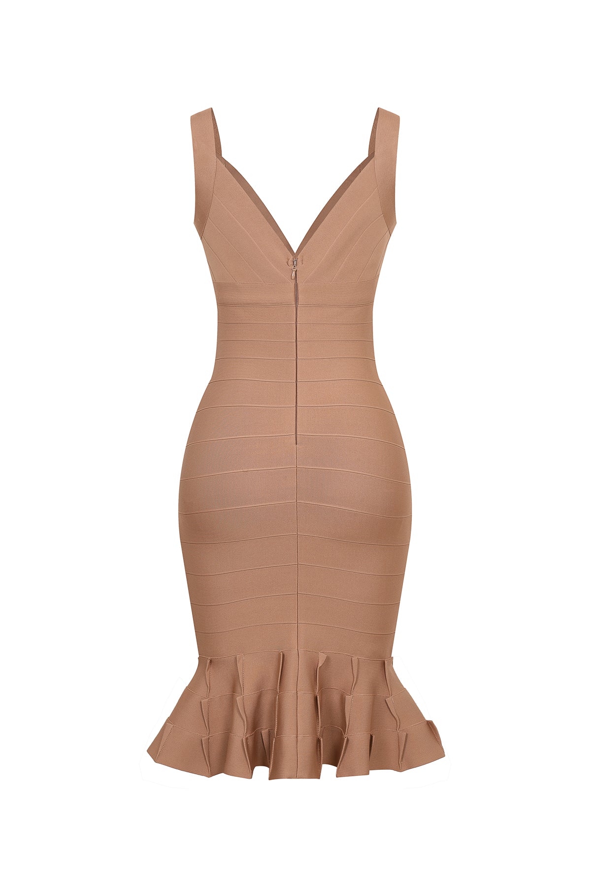 Marbella Ruffle Hem Bandage Dress