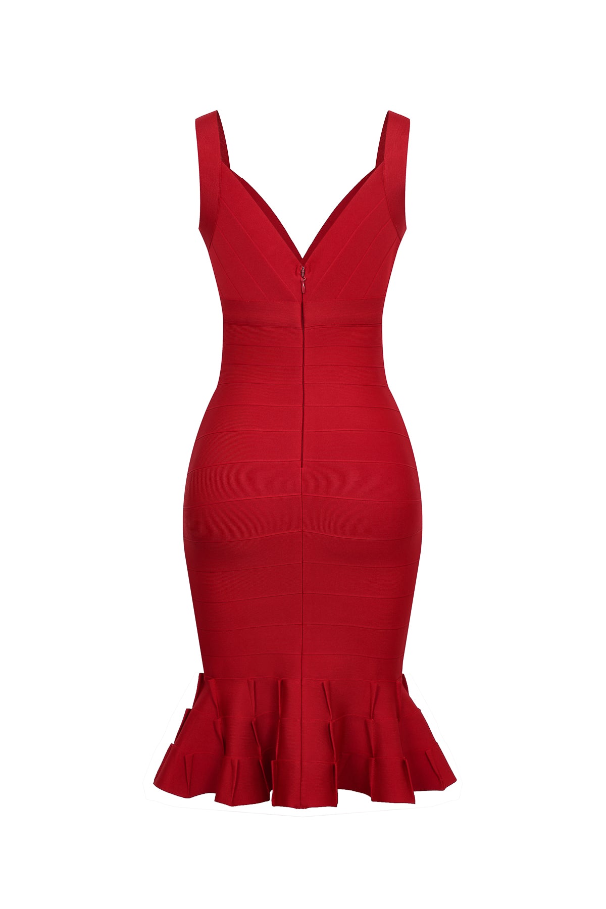 Marbella Ruffle Hem Bandage Dress