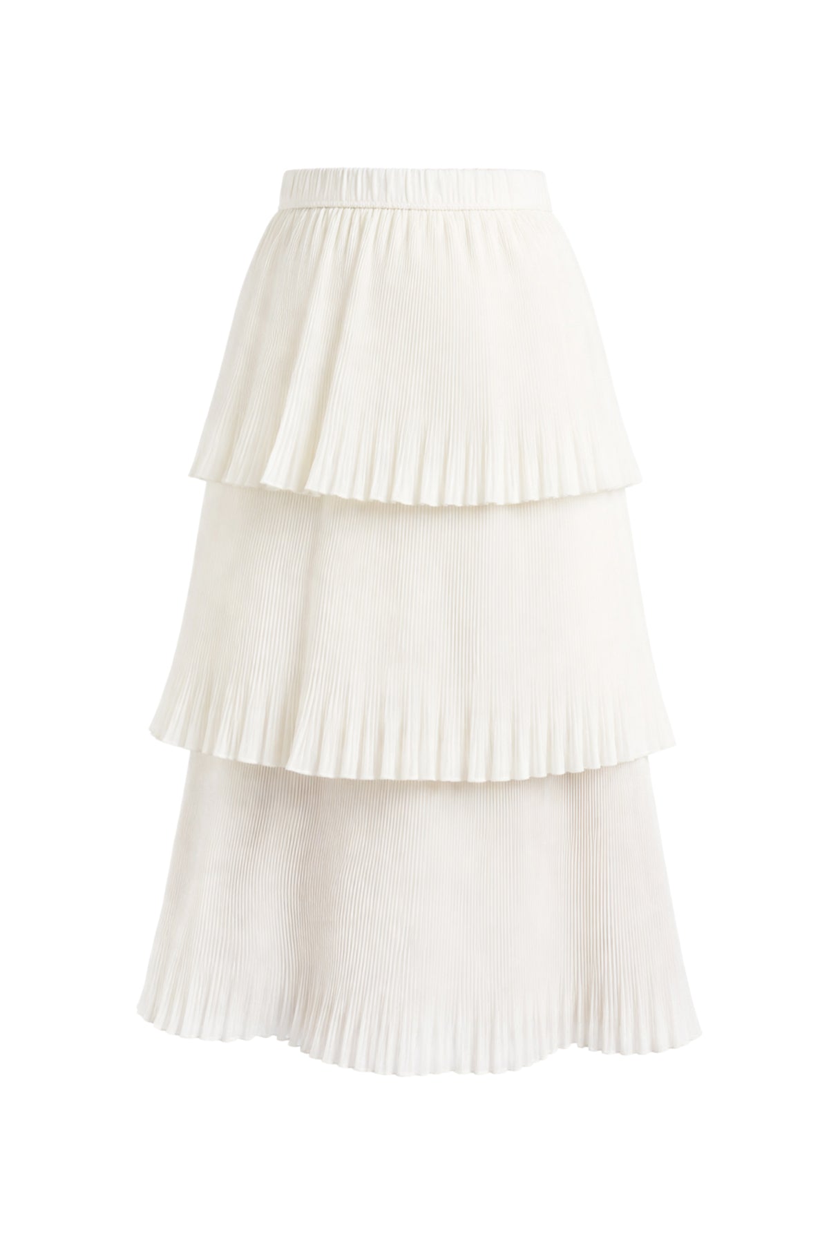 Tiered Midi Skirt