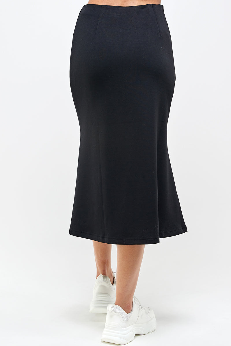 Midi Skirt with Sequin Detail