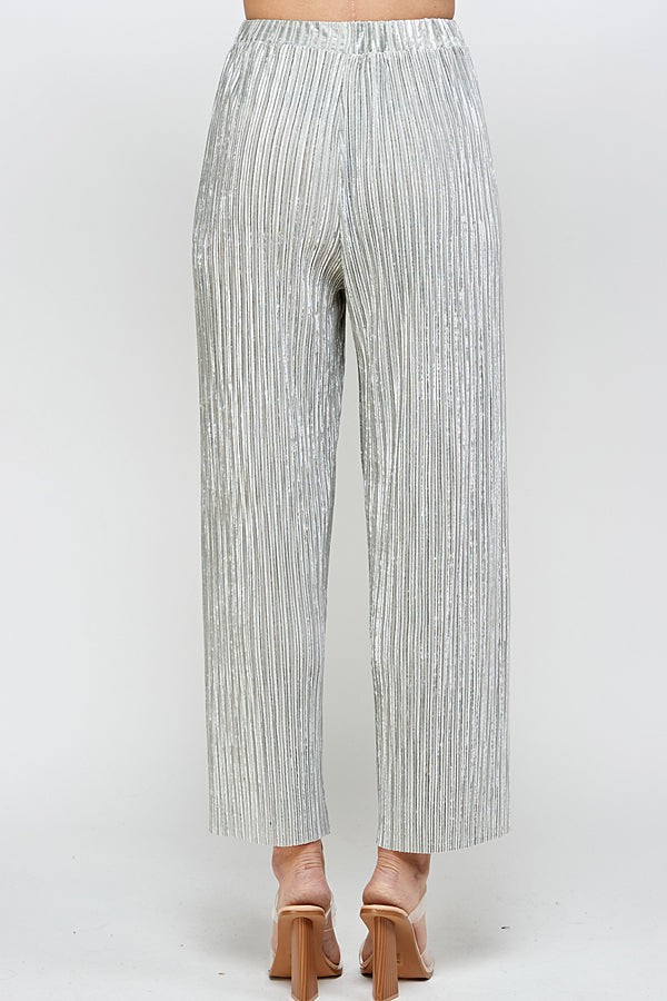 Solid Wide Leg Pants