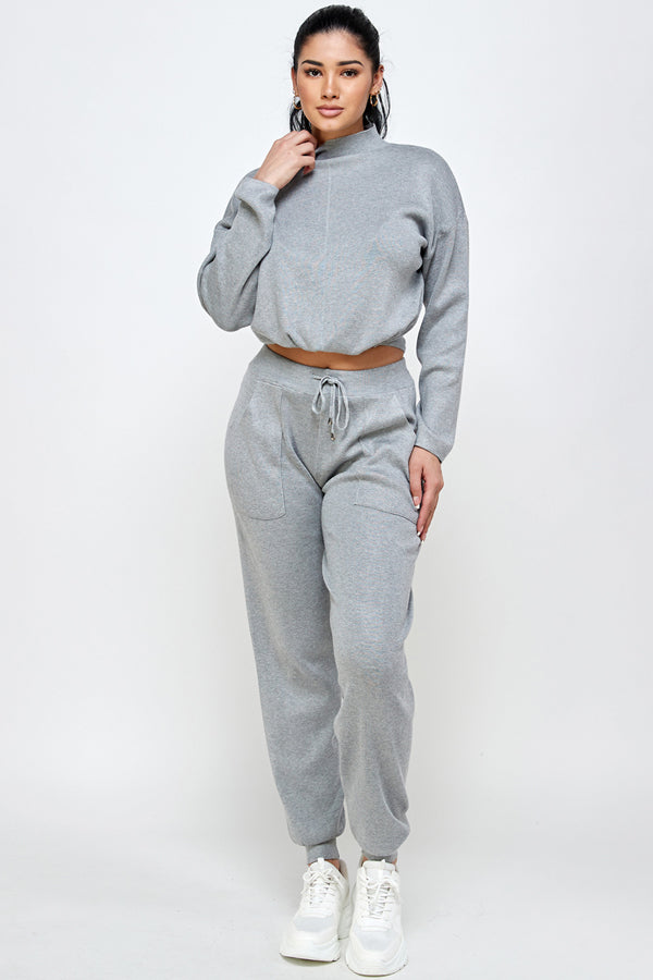 Cozy Light Knit Jogger Set