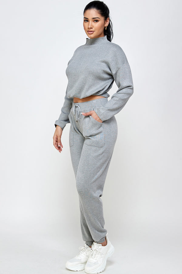 Cozy Light Knit Jogger Set