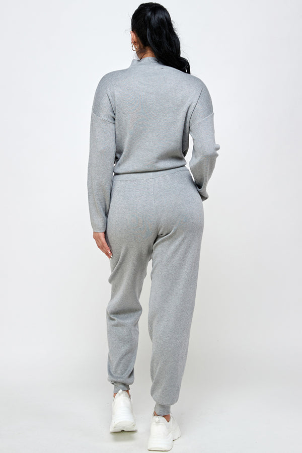 Cozy Light Knit Jogger Set
