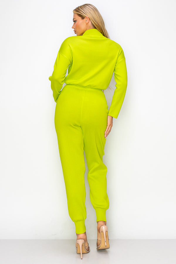 Cozy Light Knit Jogger Set