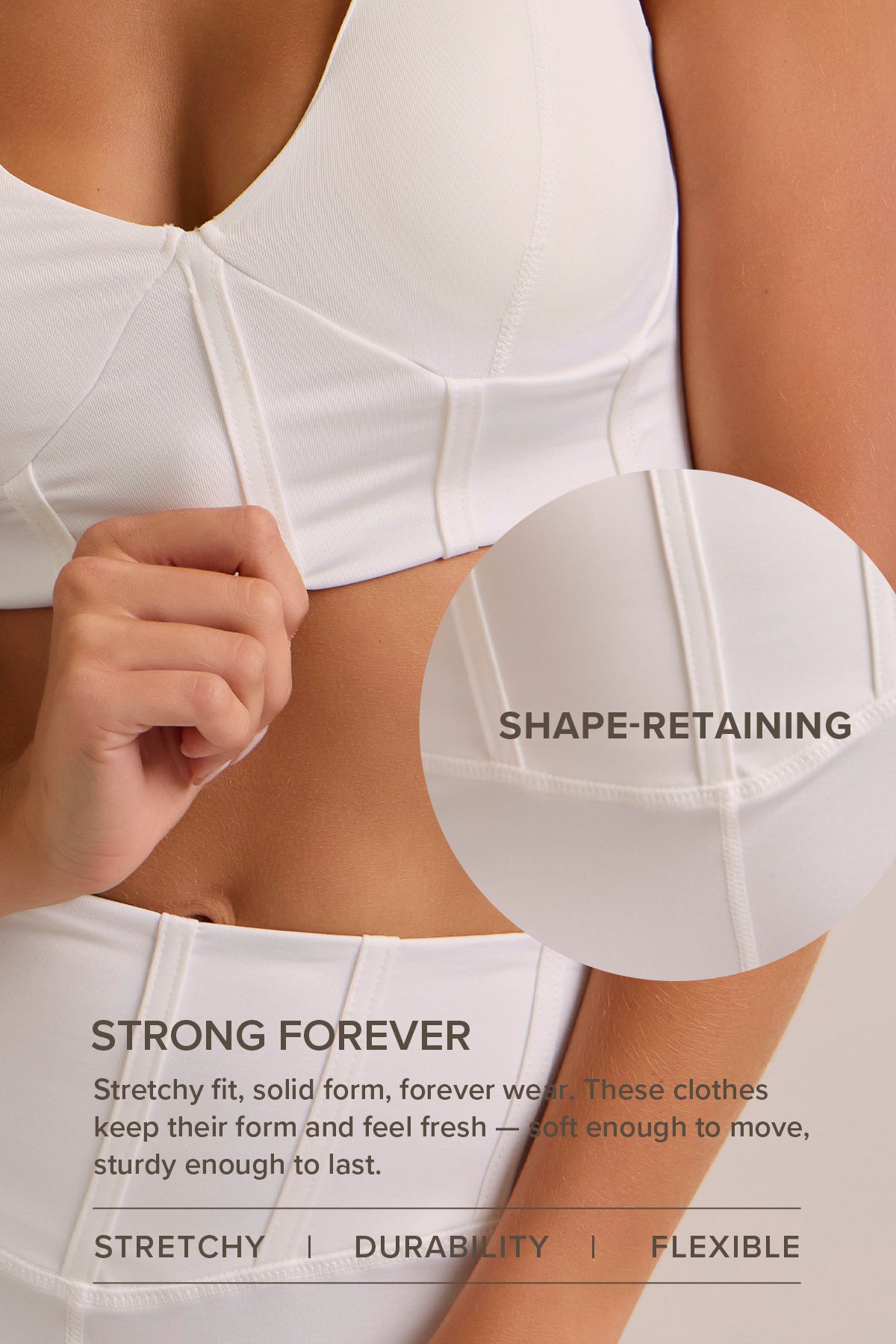 Solid Sleeveless Active Set