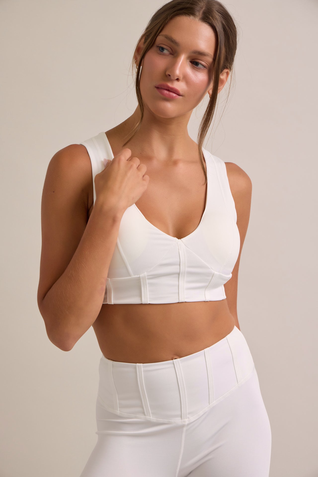 Solid Sleeveless Active Set