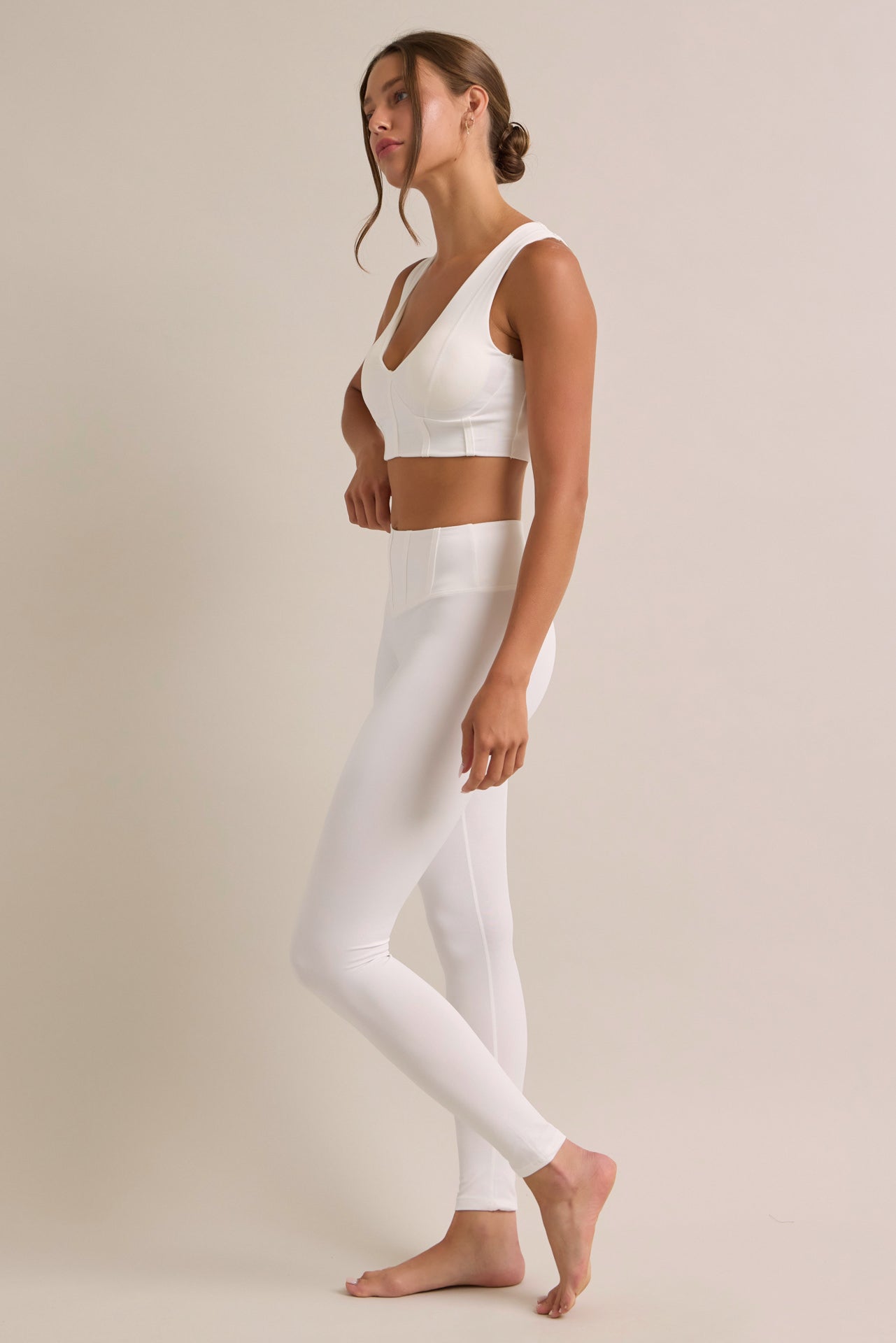 Solid Sleeveless Active Set