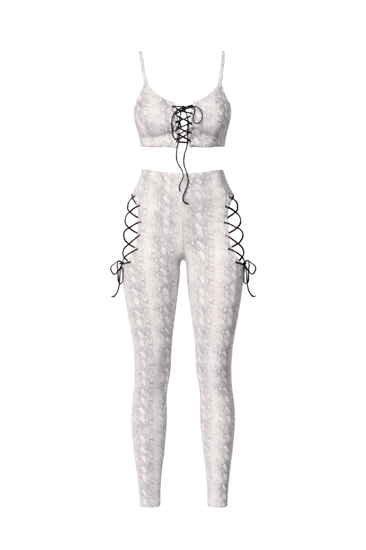 Snake Skin Top and Bottom Set