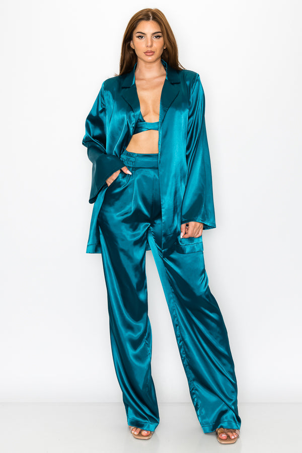 Satin 3 Piece Set