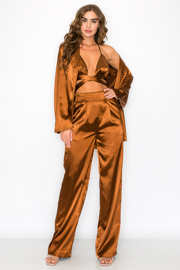 Satin 3 Piece Set