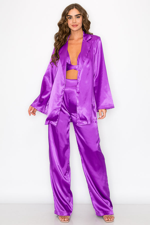 Satin 3 Piece Set