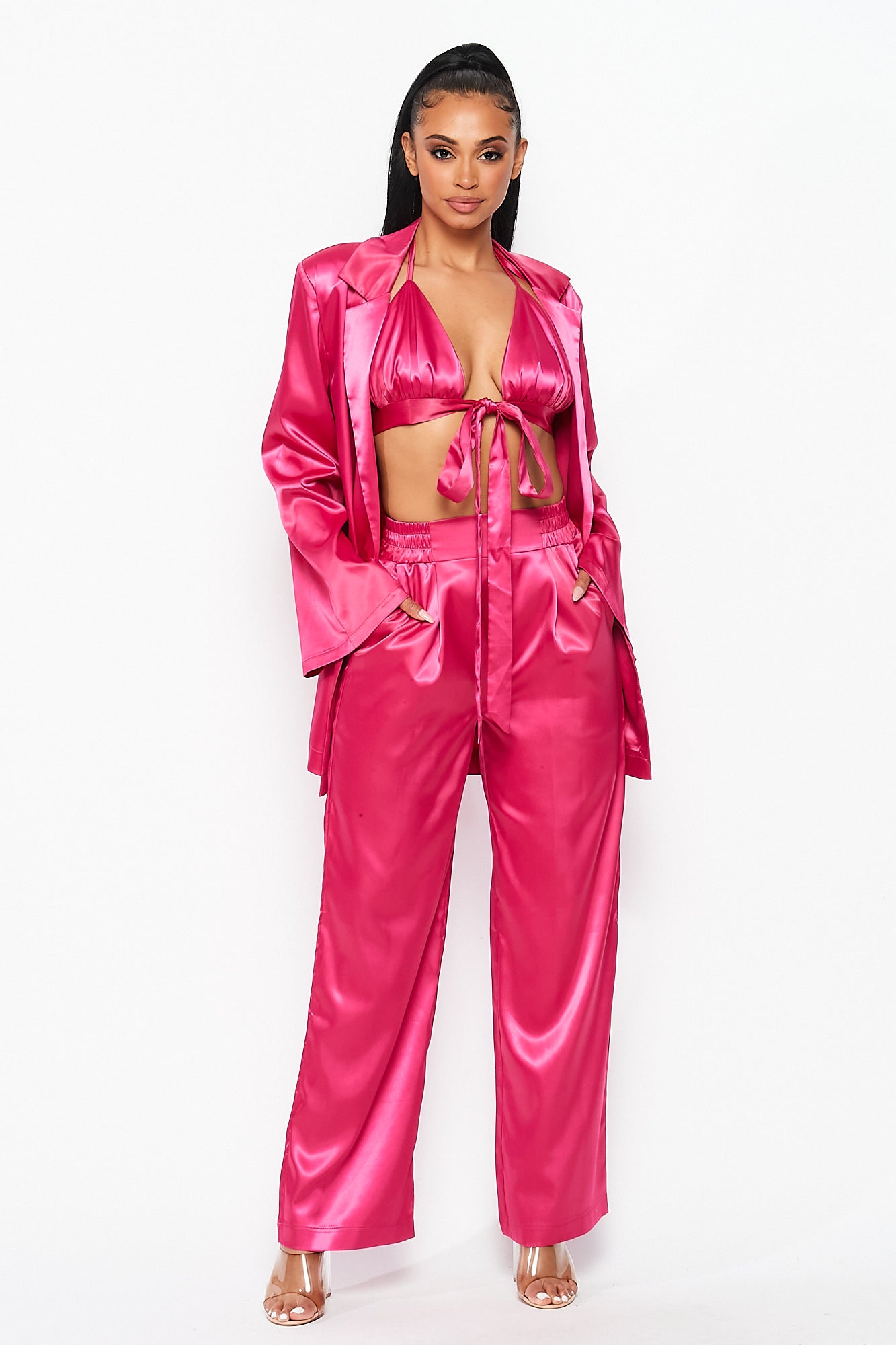 Satin 3 Piece Set
