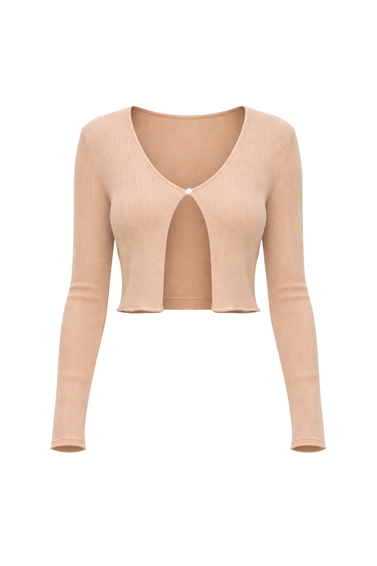 Solid Three Piece Cardigan Crop Top and Skirt Set