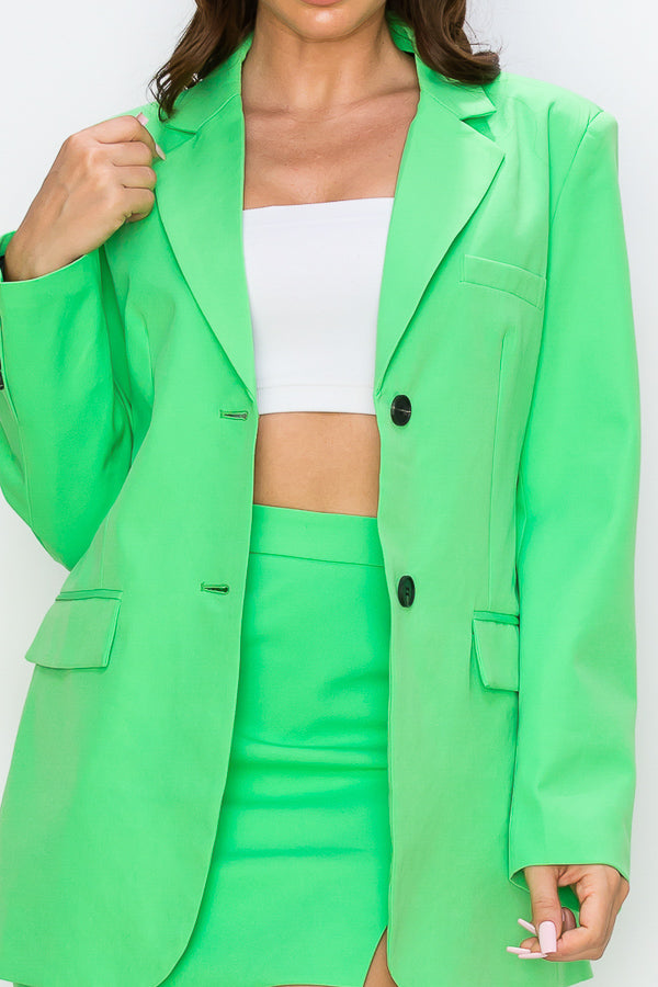 Suit Jacket & Skirts Set