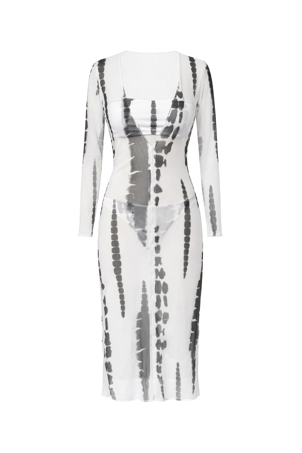 Bikini with Long Sleeve Cover Ups