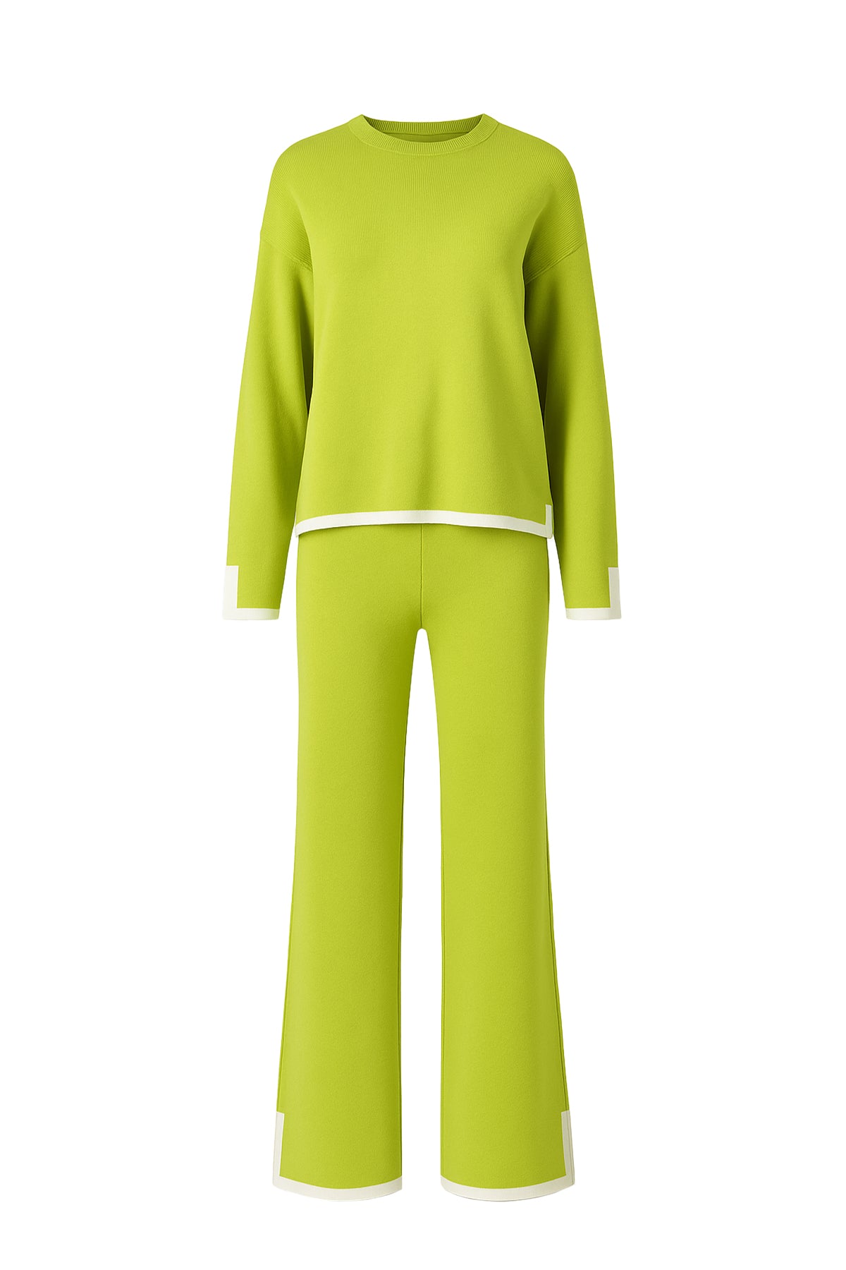 Coordination is Key Knit Long Sleeve Top and Pants Set