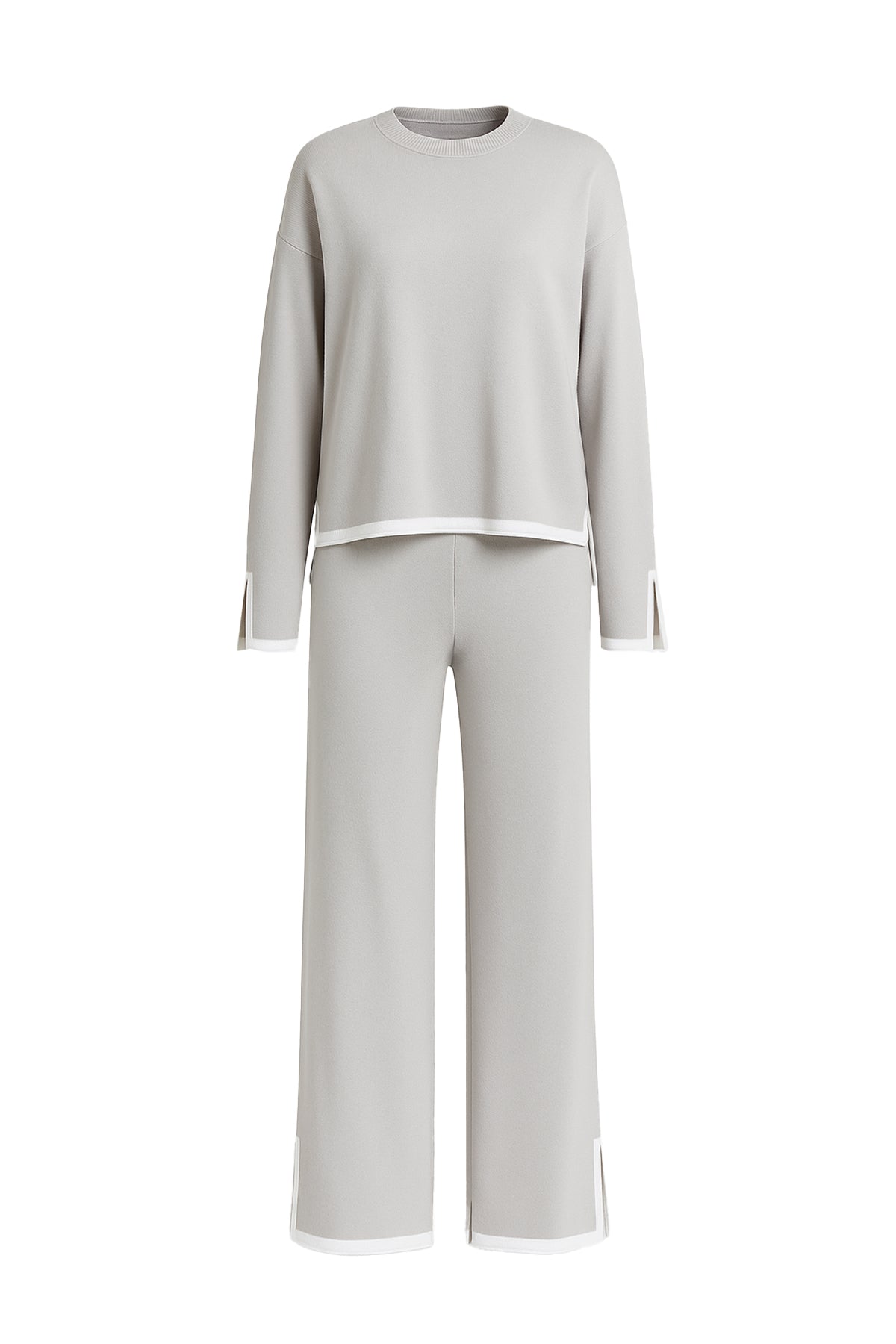 Coordination is Key Knit Long Sleeve Top and Pants Set
