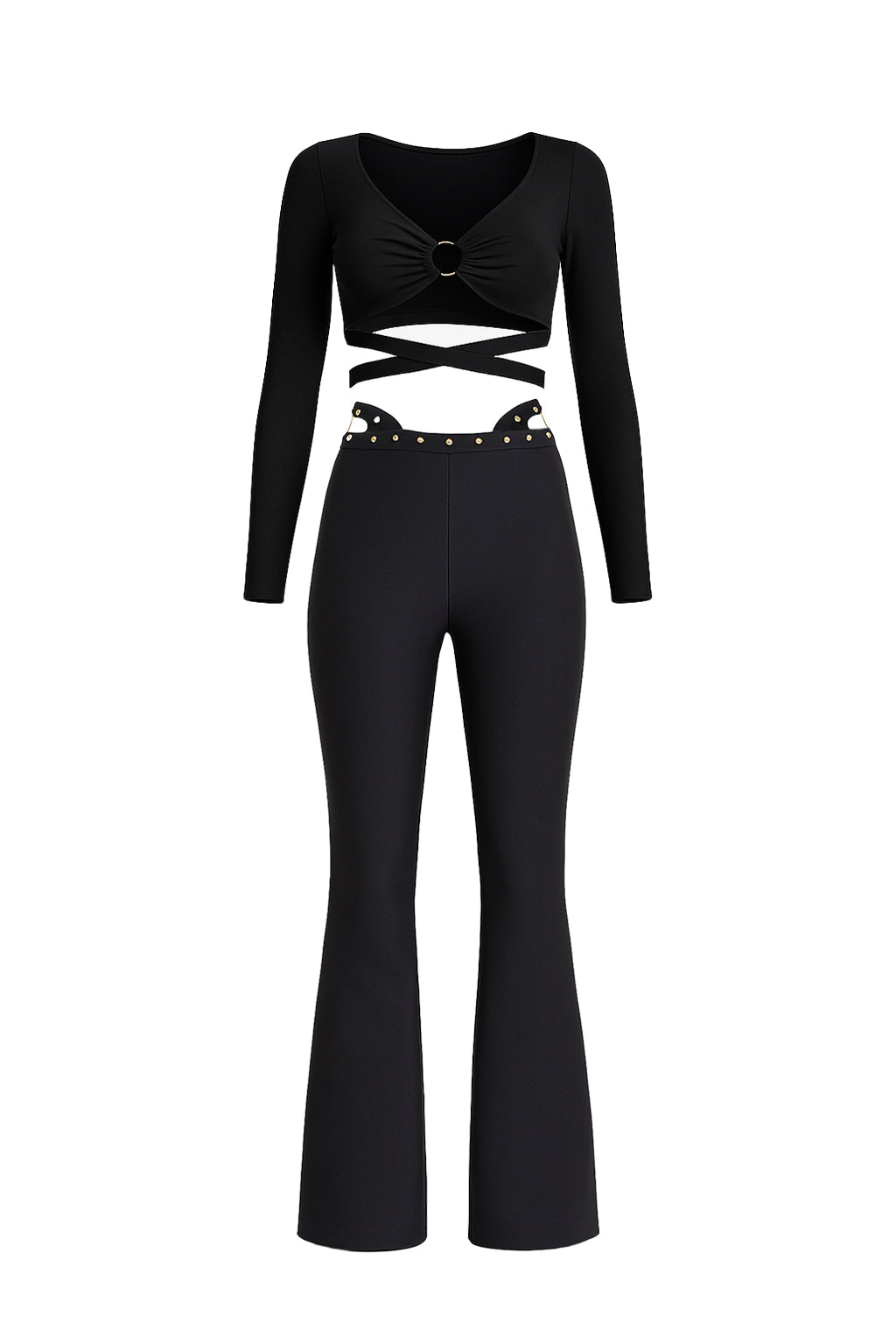 Bandage Strappy Bodycon Set