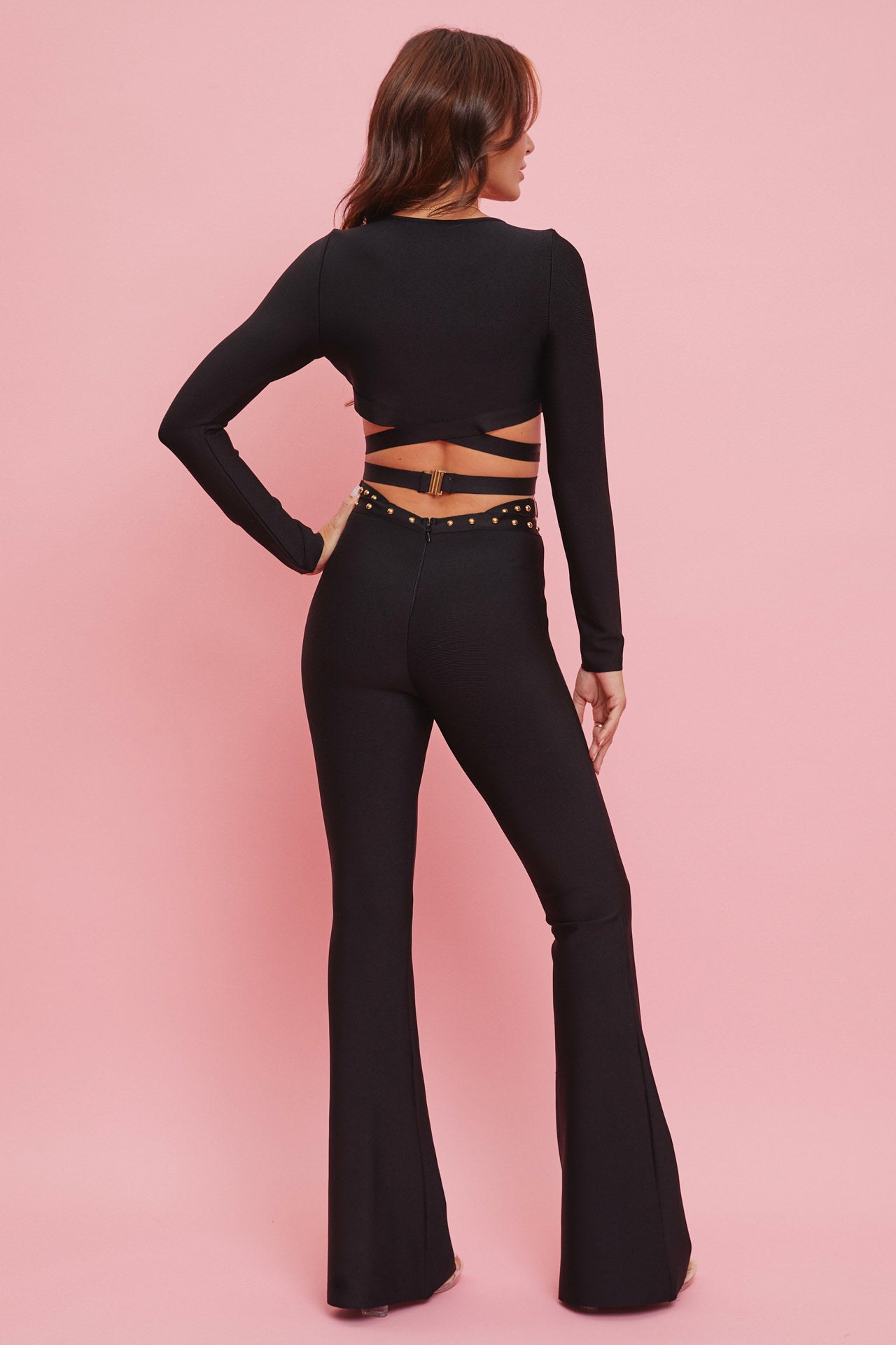 Bandage Strappy Bodycon Set