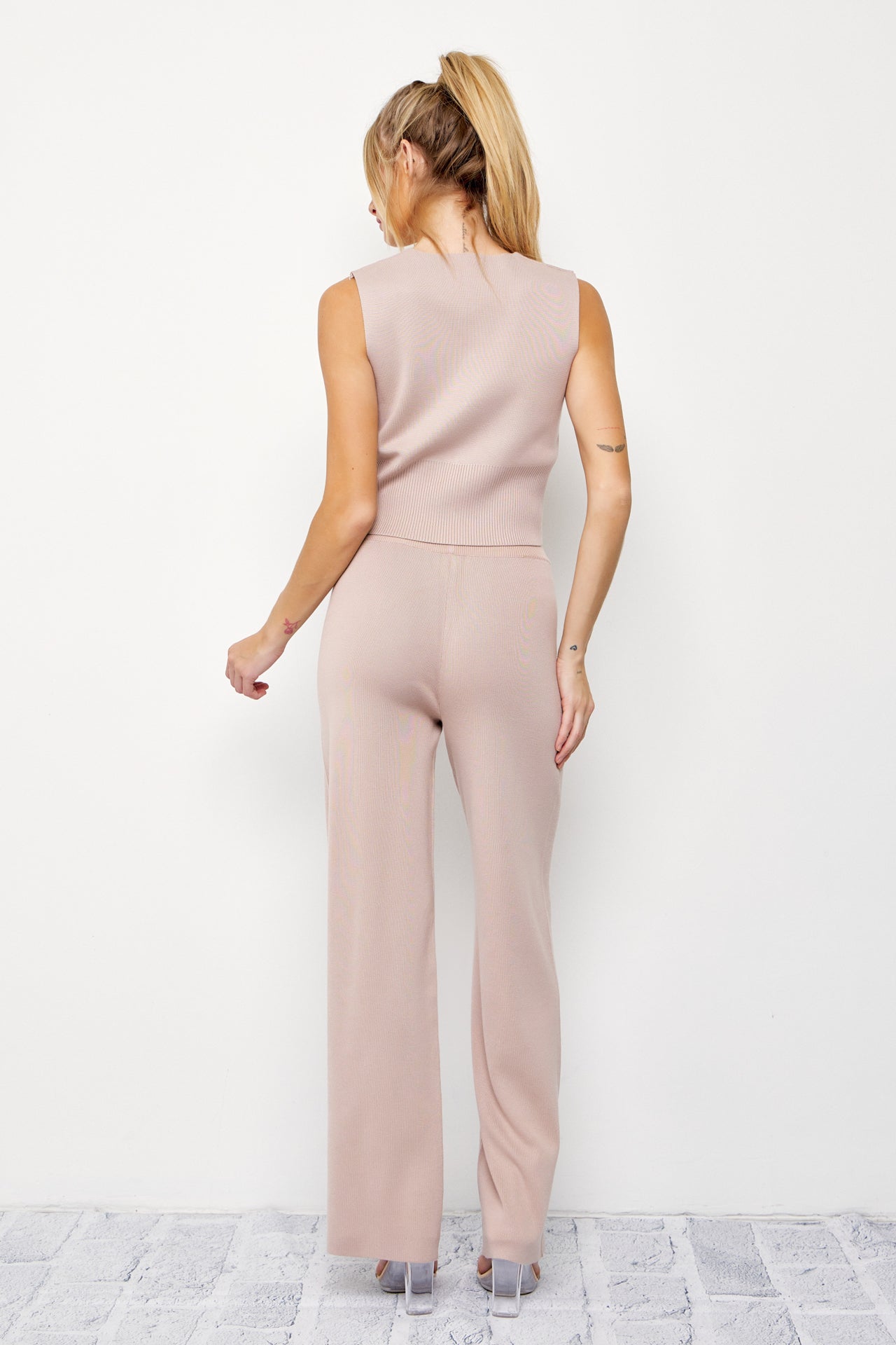 Knit Top & Pants Set