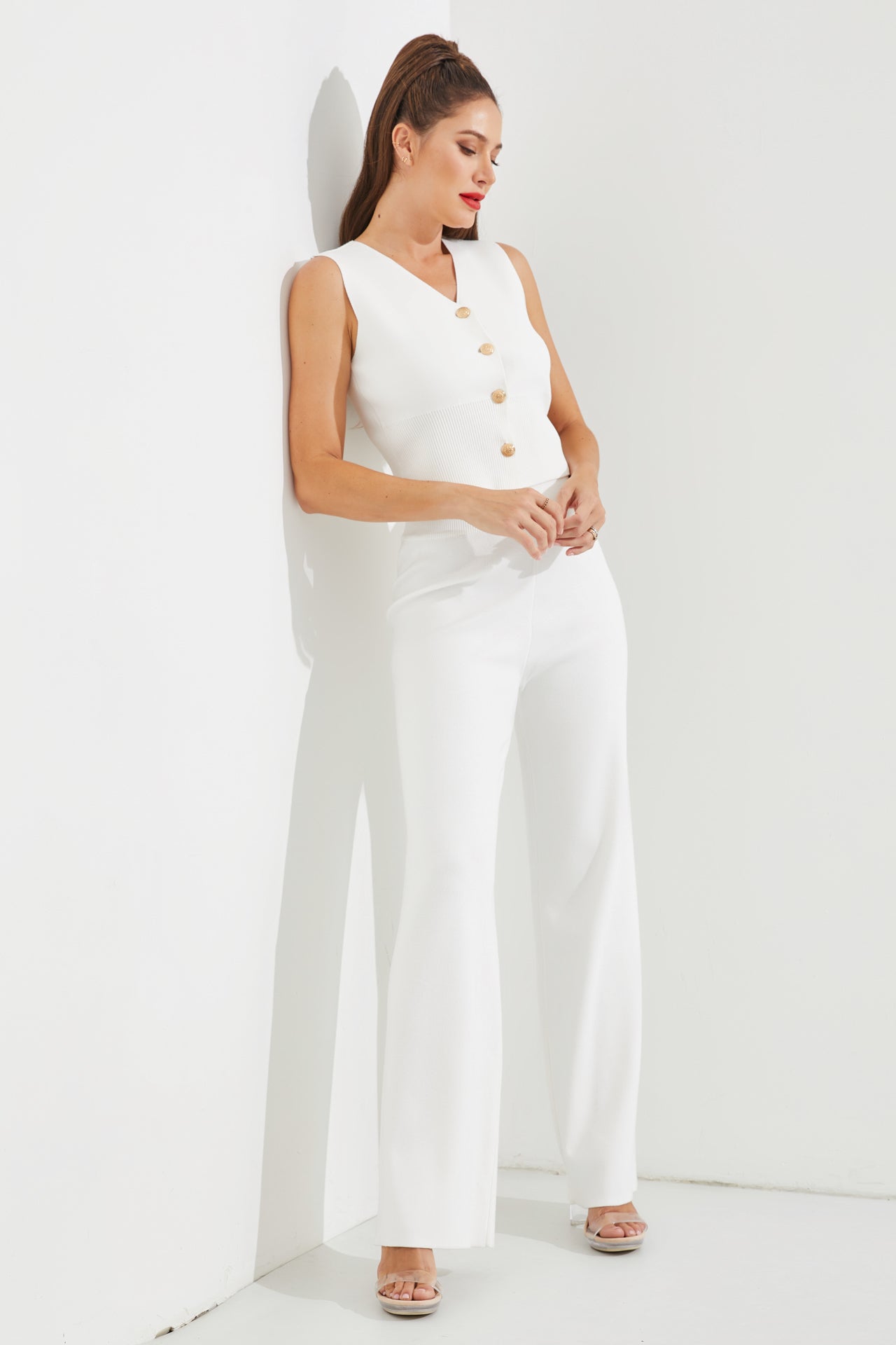 Knit Top & Pants Set