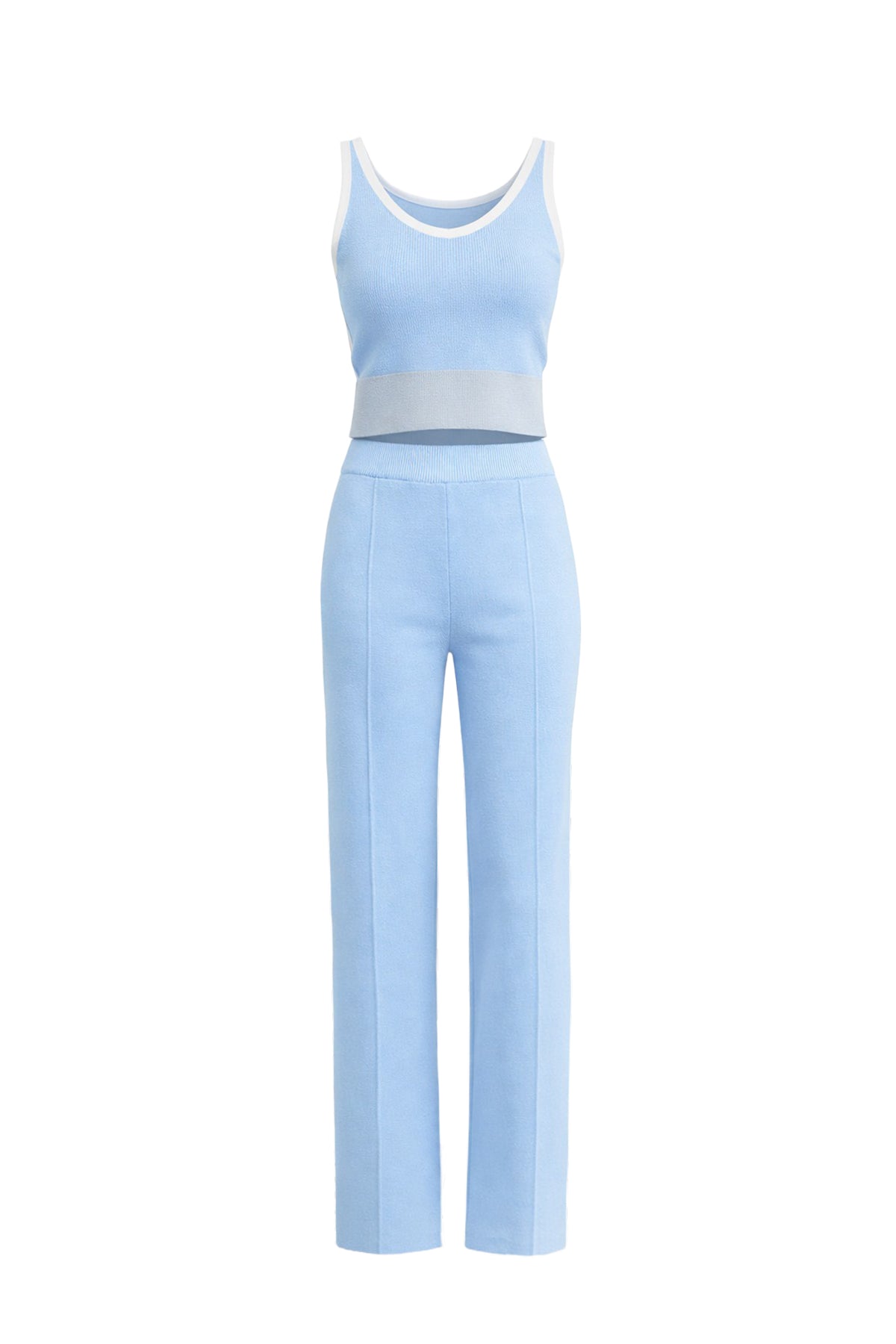 Self Care Time Knit Slvls Top and Pants Set