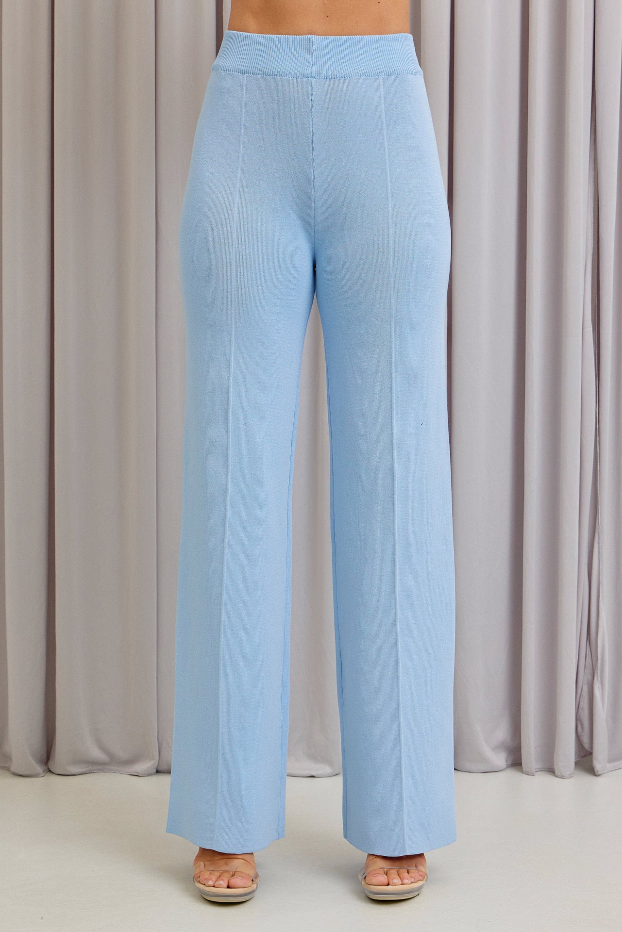 Self Care Time Knit Slvls Top and Pants Set