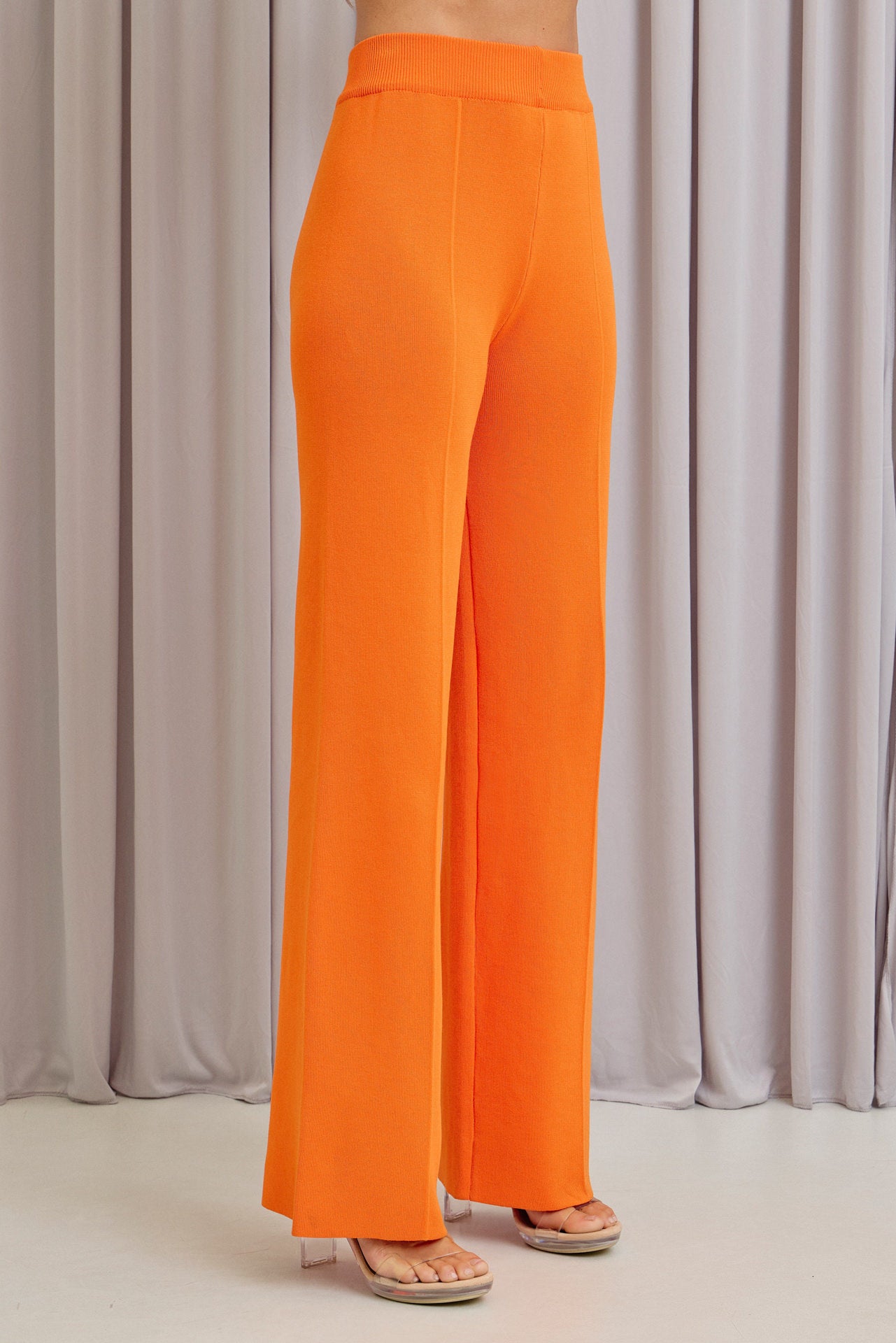 Self Care Time Knit Slvls Top and Pants Set