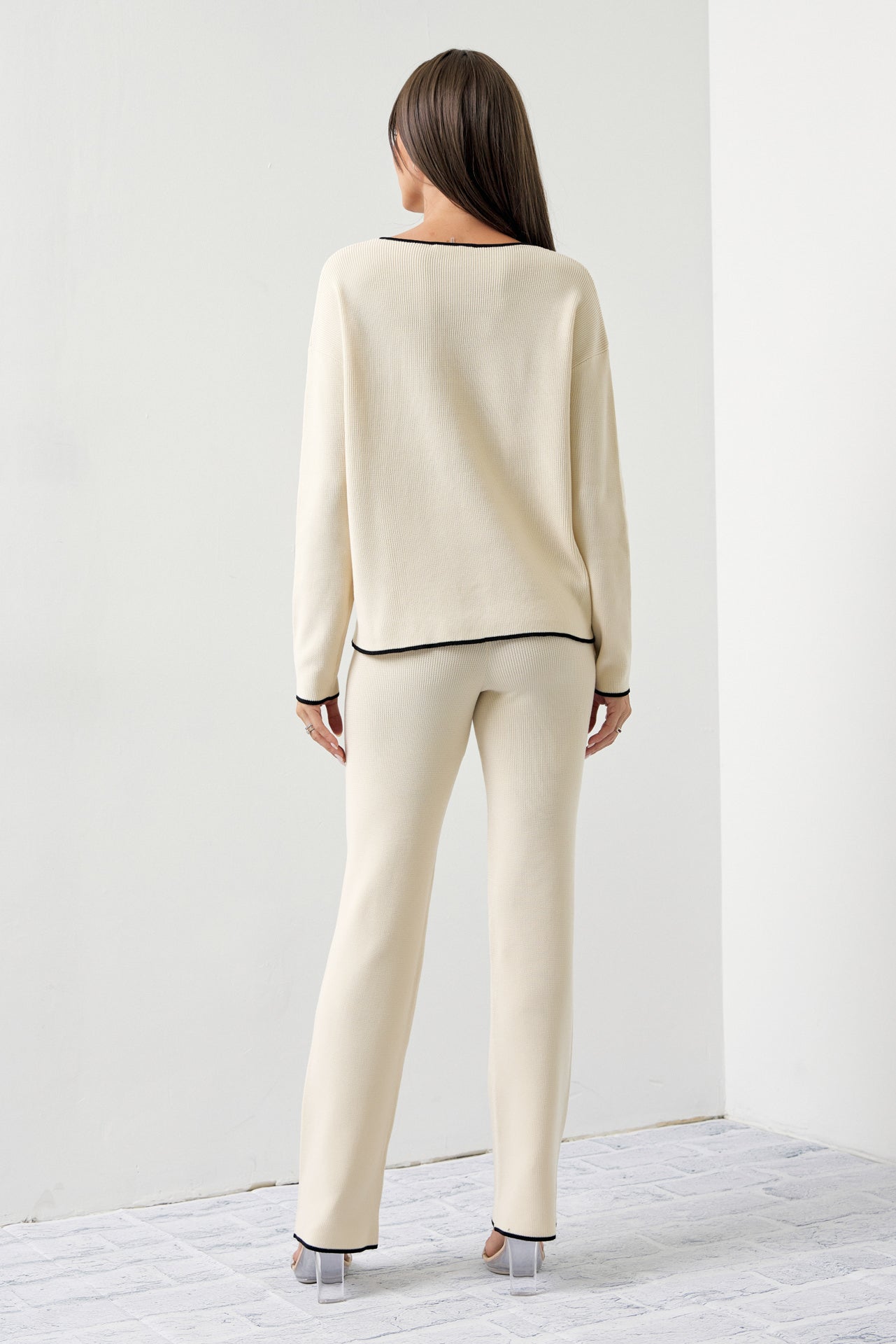 Weekend Casual V-Neck Long Sleeve and Pants Set