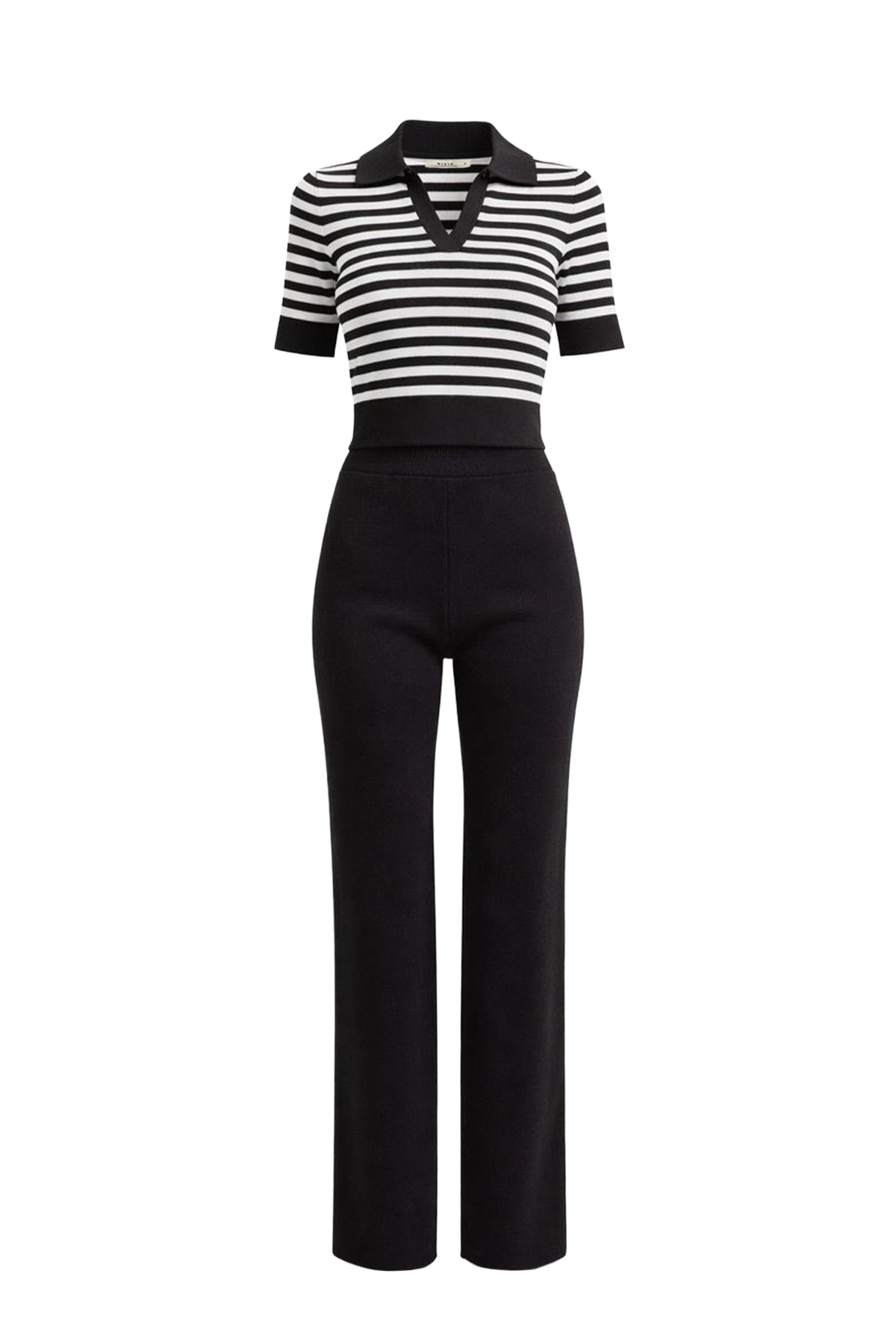 Calm Day Stripe Knit Top and Pants Set