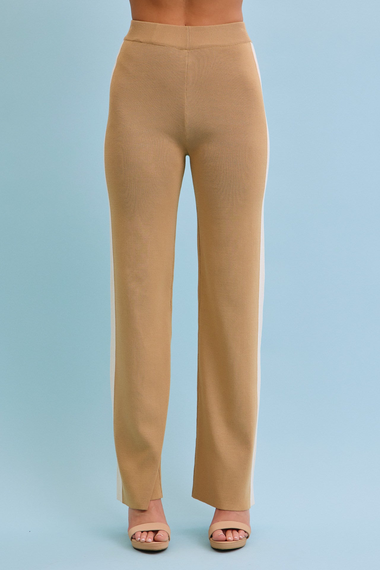 Vanessa Colorblock Knit Sleeveless Top and Pants Set